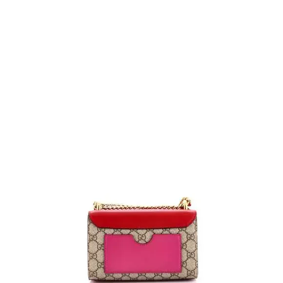 Gucci Padlock Shoulder Bag Gg Coated #237160G79B - Picture 3 of 8